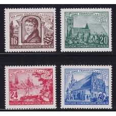 ALEMANIA ORIENTAL DDR 1953 Yv 109/12 SERIE COMPLETA DE ESTAMPILLAS NUEVAS MINT BARCOS 8 EUROS